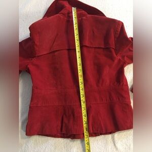 Women’s leather blazer, jacket, coat beautiful colour/style great for sp…